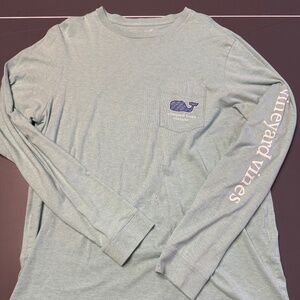 Nantucket Vineyard Vines Long Sleeve (Teal)